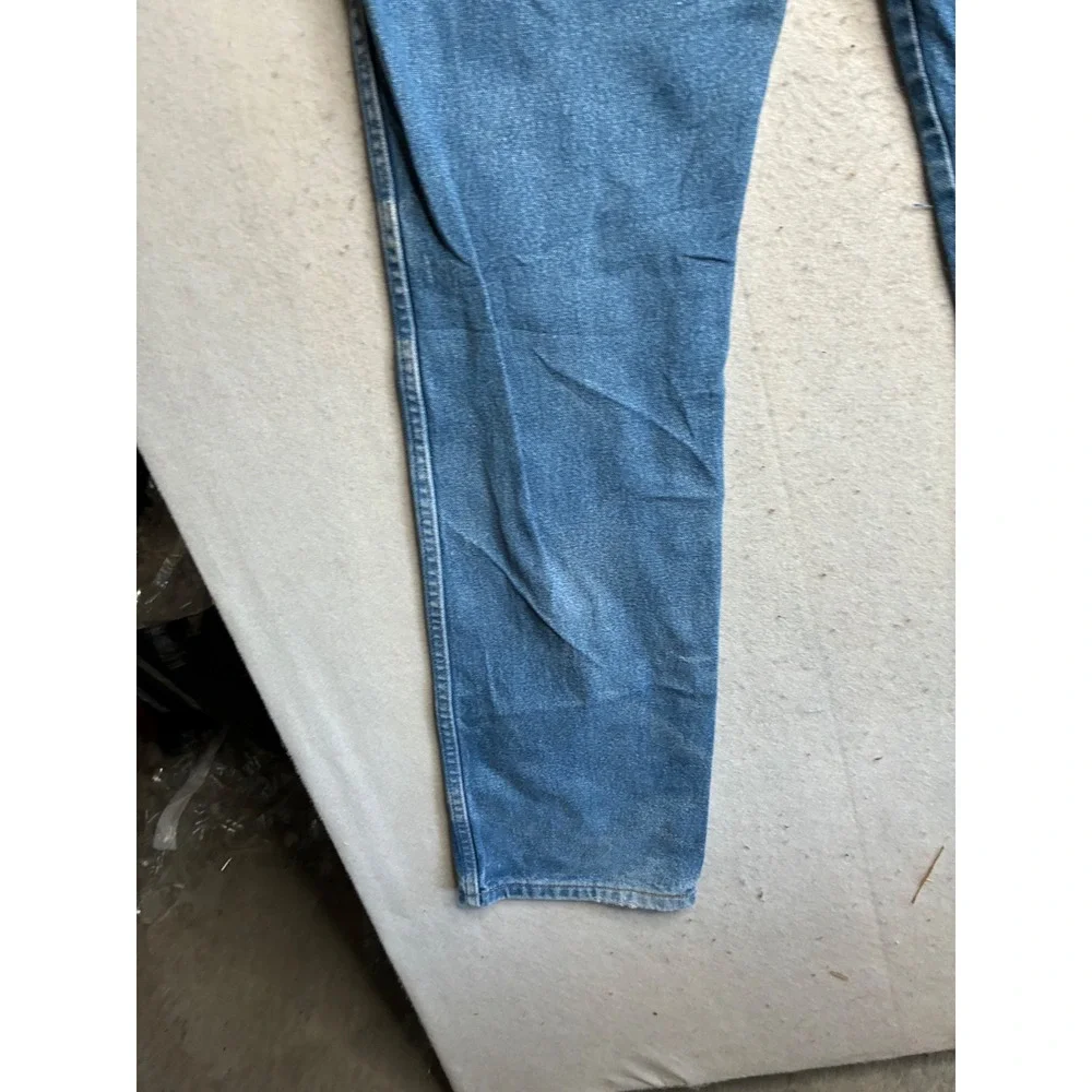 Wrangler Cowboy Cut Mens Straight Leg Jeans Blue Denim 13MWZPW 35x36